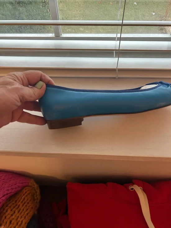 J. Crew Women's Teal Ballet Flat with Bow Trim, NWT - Picture 4 of 4